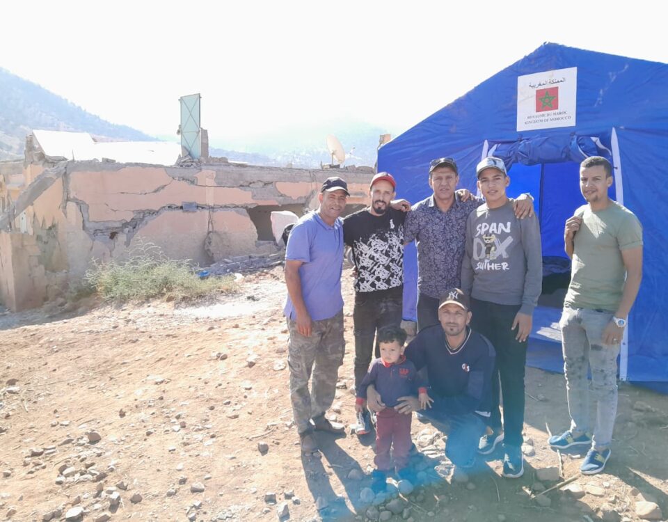 Tremblement de terre au Maroc, famille